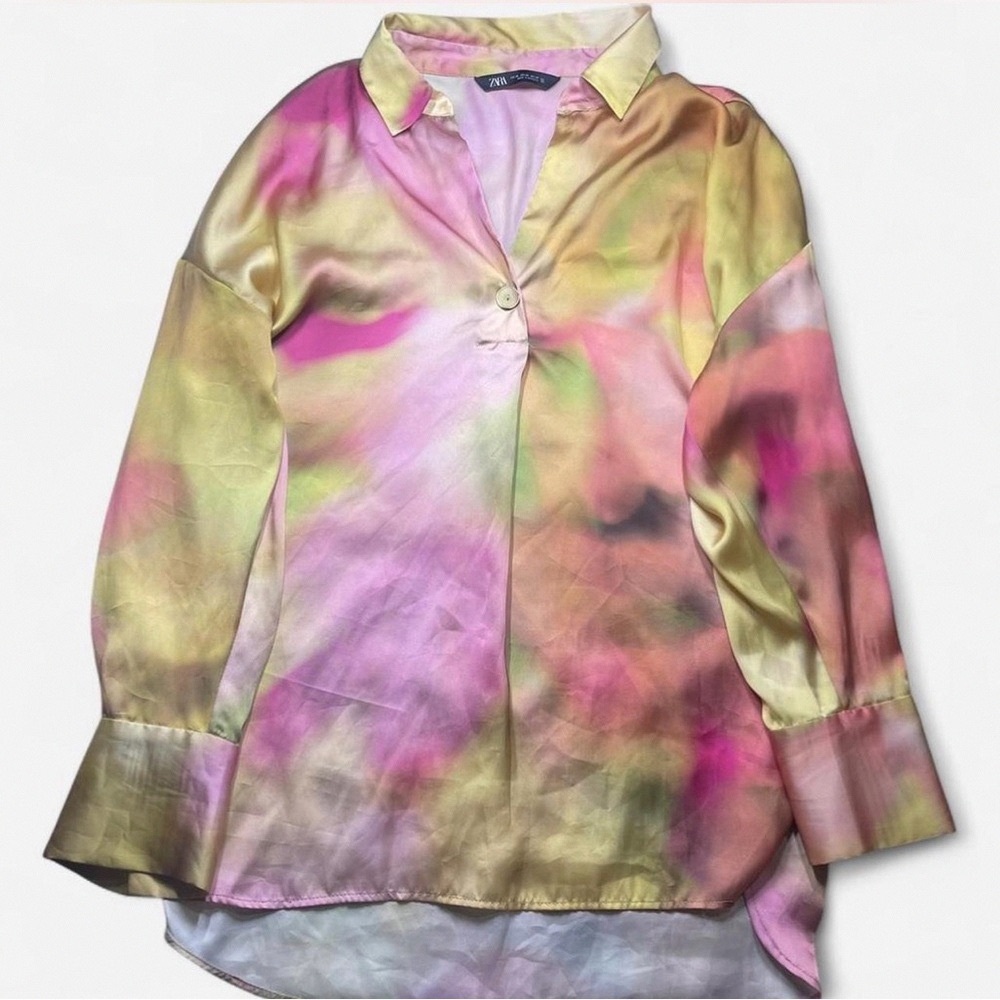 Colorful Long Sleeve Women's Top